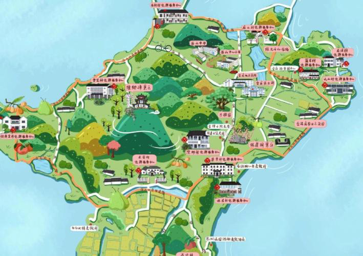 漳州手绘地图旅游的独特视角