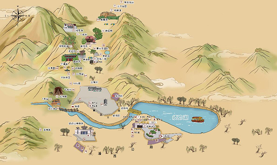 漳州景区手绘地图的国际化设计与文化传播？